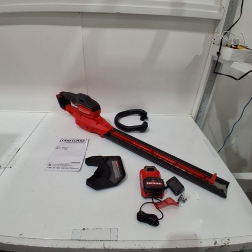 CRAFTSMAN V20 CORDLESS HEDGE TRIMMER WITH POWERSAW - 22" - 4A - RED/BLACK (MODEL: CMCHTS820D1) image 3