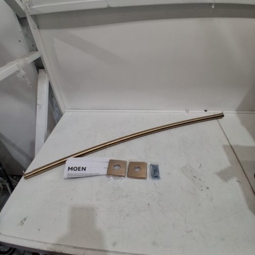 MOEN ADJUSTABLE-LENGTH CURVED SHOWER ROD - 48" TO 72" - BRONZE image 2