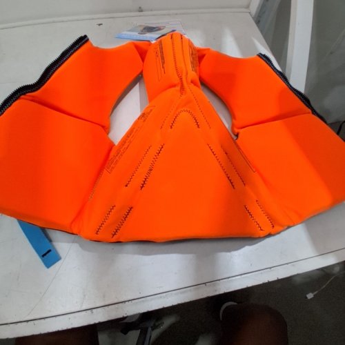 YOUTH HYPERLITE PFD VEST- 55LBS - 88LBS - BLUE/GREY/ORANGE (MODEL: 1819492) image 3