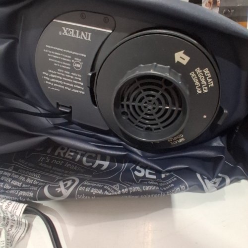 INTEX DURA BEAM DELUXE ULTRA 18" - QUEEN - GREY / BLACK image 4