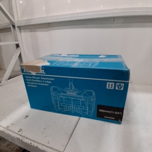 MAKITA SNOW BLOWER ATTACHMENT - 3 SPEED - 13" CLEARING ZONE - TURQUOISE BLUE / BLACK (MODEL: SN400MP) image 5