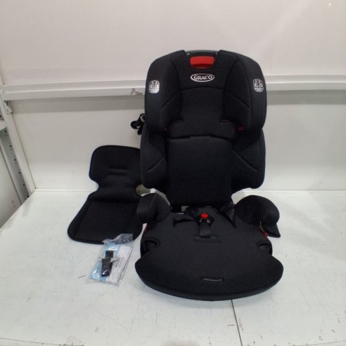 GRACO TRANZITIONS 3-IN-1 HARNESS/HIGHBACK/BACKLESS BOOSTER CAR SEAT - 100LBS MAX/CAP - PROOF/BLACK (MODEL: 2035724) image 3