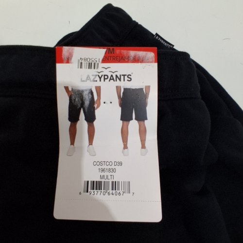 MEN'S LAZYPANTS FRENCH TERRY SHORTS - MEDIUM - BLACK (STYLE: 1961830) image 2