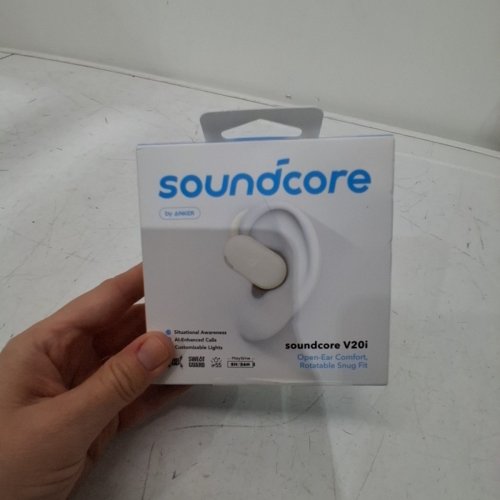 SOUNDCORE BY ANKER V20I OPEN-EAR HEADPHONES - ADJUSTABLE EAR HOOKS, IP55, 36HR PLAYTIME, BLUETOOTH 5.4 - WHITE (MODEL: A3876, A3876L, A3876R) image 4
