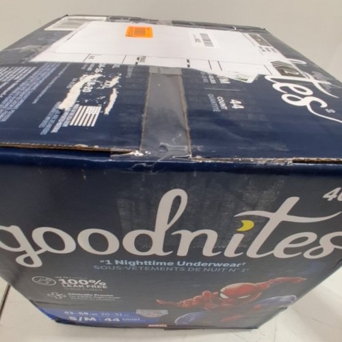 44PK GOODNITES BOYS' DISPOSABLE NIGHTTIME UNDERWEAR - S/M - SPIDERMAN image 3