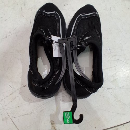 MEN'S ATHLETIC WORKS WATER SHOES - 9/10 - BLACK (STYLE: 14WATERY22) image 4