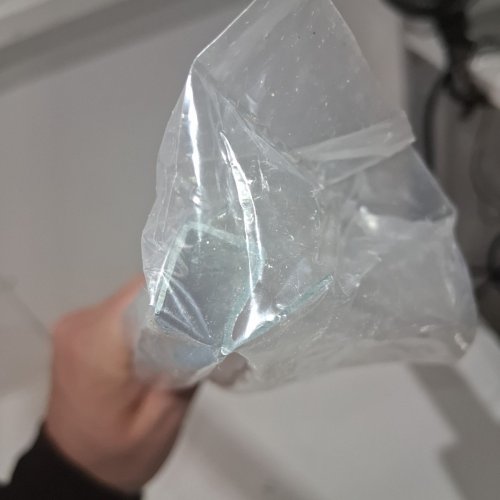 PRIME-LINE FRAMELESS BOTTOM SHOWER DOOR SEAL STOPPER - 3/8" X 36" - CLEAR VINYL (MODEL: M6258) image 3