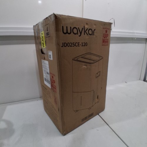 WAYKAR 120 PINTS ENERGY STAR DEHUMIDIFIER- FOR SPACES UP TO 6,000 SQ. FT 1.14 GALLONS WATER TANK-WHITE-(MODEL: JD025CE-120) image 5