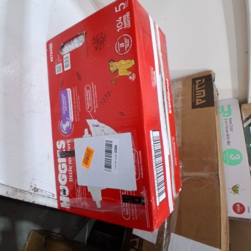 104PK HUGGIES LITTLE MOVERS DISPOSABLE BABY DIAPERS - SIZE 5 - DISNEY THE LION KING image 3
