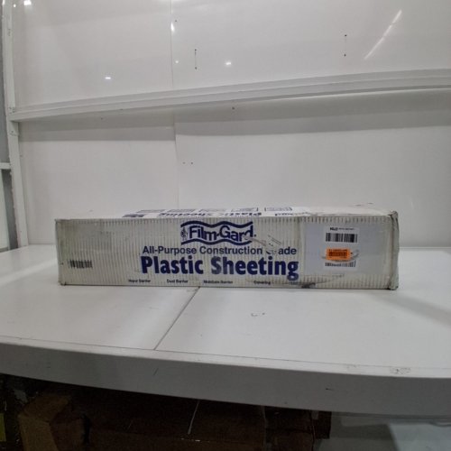 FILM-GARD ALL-PURPOSE CONSTRUCTION GRADE PLASTIC SHEETING - 10FT X 100FT (APPROX) - WHITE image 6