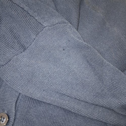 WOMEN'S FRANK AND OAK COTTON CARDIGAN - LARGE - BLUE (STYLE:1879438) image 3