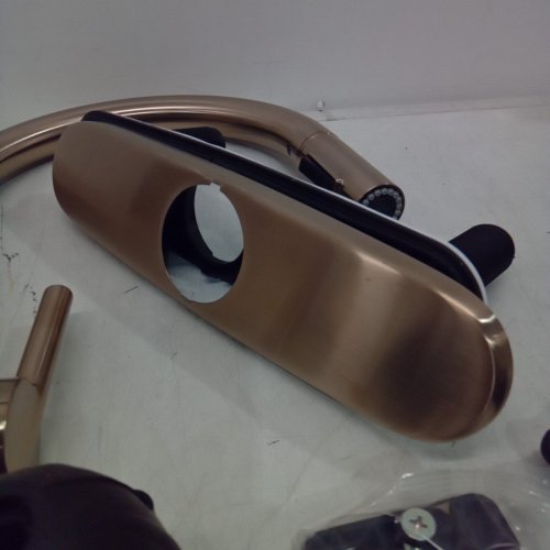 DELTA NICOLI J SPOUT CZ - 17-1/16" - CHAMPAGNE BRONZE (MODEL: 19867LF-CZ) image 3