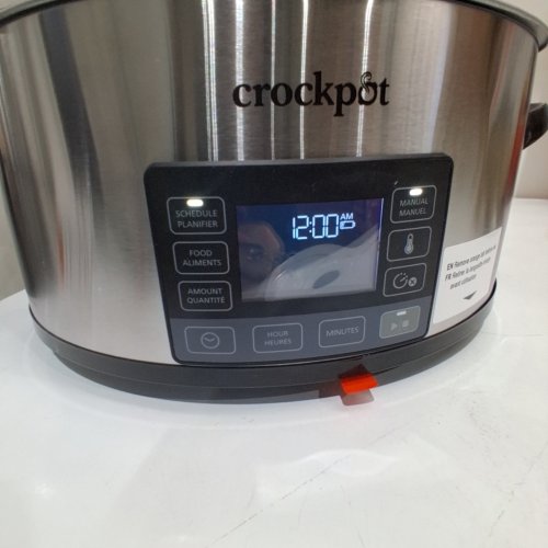 CROCK-POT PROGRAMMABLE MY TIME SLOW COOKER - 6 QT, 120V, 240W - SILVER (MODEL: SCCPVFC630) image 2