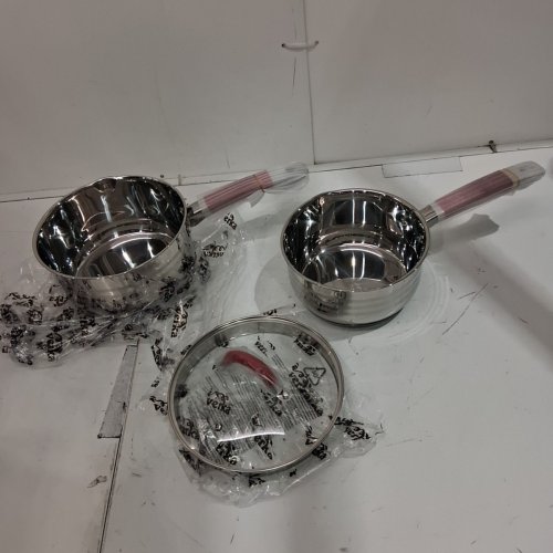 3PC VERKA MILK AND SAUCE PAN - STAINLESS STEEL ( MODEL:1801162) image 2