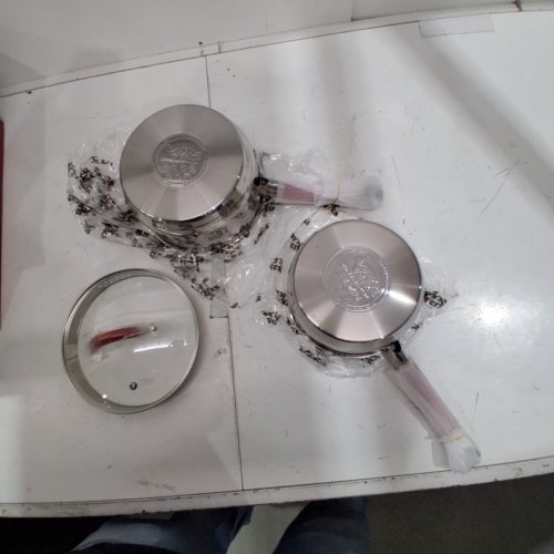 3PC VERKA MILK AND SAUCE PAN - STAINLESS STEEL ( MODEL:1801162) image 3