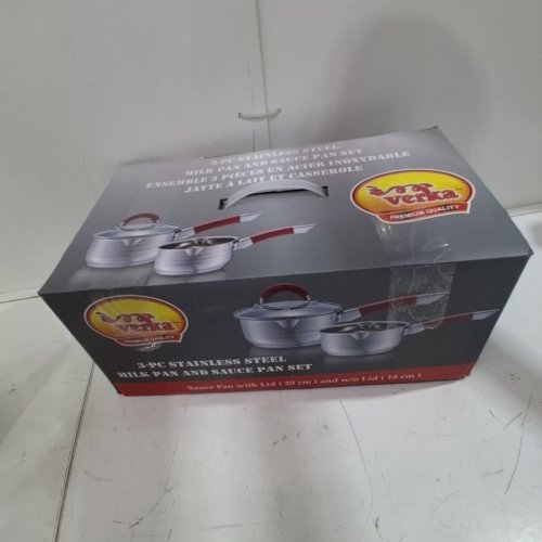 3PC VERKA MILK AND SAUCE PAN - STAINLESS STEEL ( MODEL:1801162) image 5