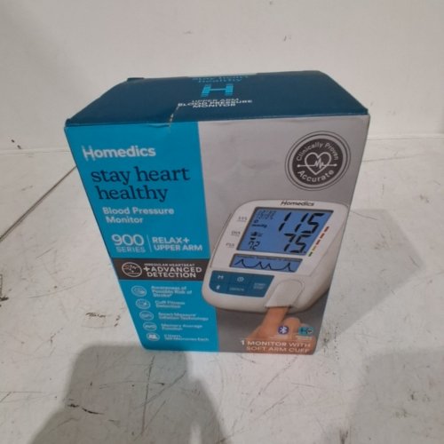 HOMEDICS UPPER ARM 900 SERIES BLOOD PRESSURE MONITOR - WHITE (MODEL:CP-BPA100AHBTWT) image 2