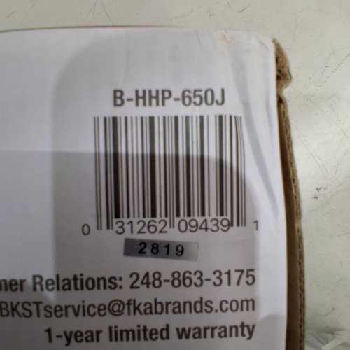 HOMEDICS BROOKSTONE CORDLESS PERCUSSION MASSAGER - SILVER (MODEL:B-HHP-650J) image 2