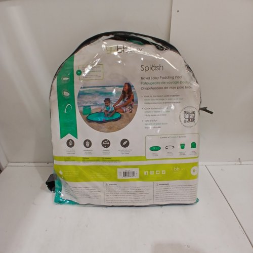 BBLUV PORTABLE SPLASH BABY PADDLING POOL WITH CARRY CASE - 6M+ (MODEL: B0129) image 2