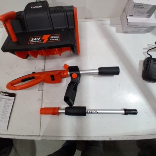 VOLTASK CORDLESS ELECTRIC SNOW SHOVEL - 13" - 24V *TOOL ONLY* BLACK/ORANGE (MODEL: CSS001-130OR-CAVK) image 4