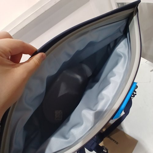 YETI HOPPER M30 2.0 PORTABLE SOFT COOLER WITH MAGSHIELD ACCESS, 25" X 12" X 17.5", 26 CANS - BIG WAVE BLUE (MODEL: 18060131119) image 4