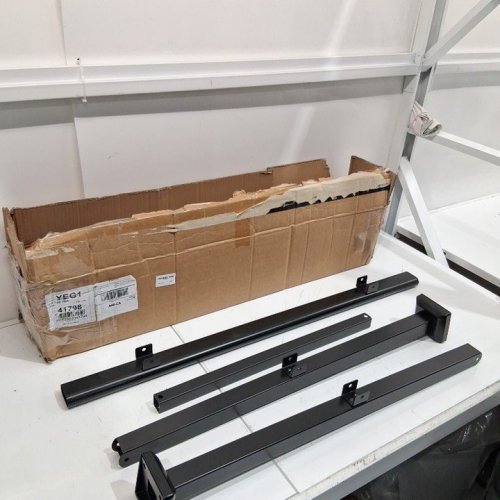 2PK 2-3 STEP OUTDOOR & INDOOR STAIR HANDRAIL KIT - 33" X 40.5" - MATTE BLACK image 3