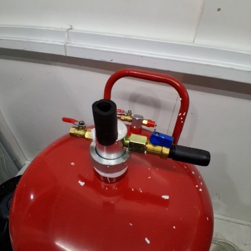 GARVEE PORTABLE OIL DRAIN CONTAINER WITH ADJUSTABLE FUNNEL - 20 GAL - RED image 6