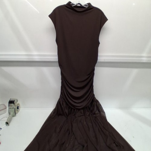 WMOENS DYNAMITE SCULPT MIX MEDIA MERMAID MAXI DRESS - EXTRA LARGE - DARK BROWN (STYLE: 1000990637GM) image 2