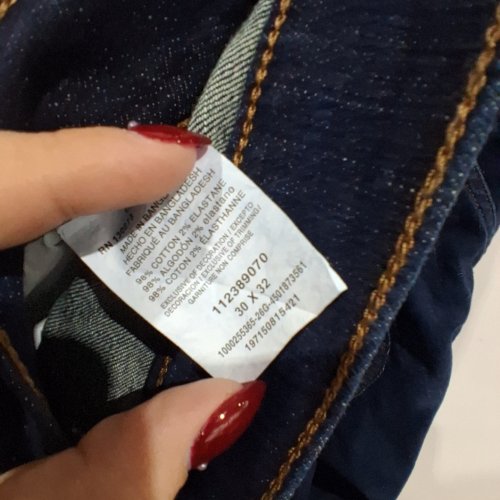 MEN'S LEE JEANS - 30W X 32L - DARK BLUE image 3