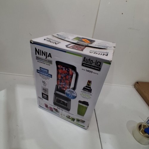 NINJA PROFESSIONAL PLUS AUTO IQ BLENDER DUO - 72OZ CAPACITY 1400W - BLACK/SILVER (MODEL: BN750C) image 8