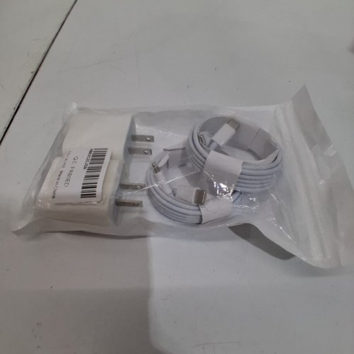 4PC USB TYPE C TO LIGHTNING CHARGER WITH BLOCK - 20W - 6FT - WHITE image 3
