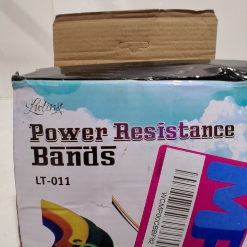 RESISTANCE BAND SET - 10-50 LBS - MULTICOLOR (MODEL: LT-011) image 2