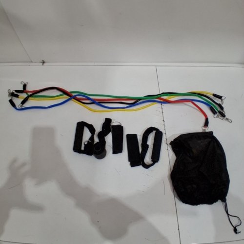 RESISTANCE BAND SET - 10-50 LBS - MULTICOLOR (MODEL: LT-011) image 3