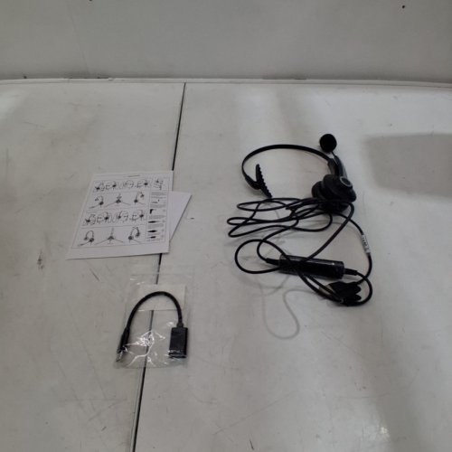 WANTEK CALL CENTER HEADSET MONO NOISE CANCELING - BLACK (MODEL:A681) image 4