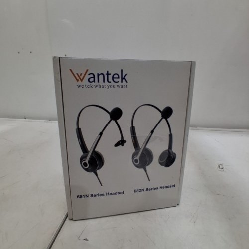 WANTEK CALL CENTER HEADSET MONO NOISE CANCELING - BLACK (MODEL:A681) image 5