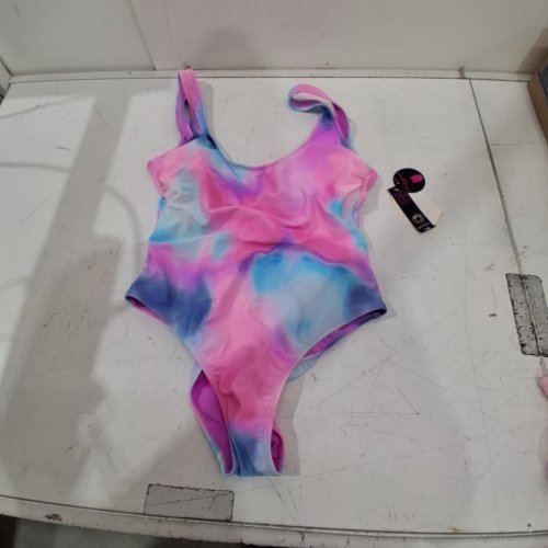 WOMEN'S NO BOUNDARIES ONE-PIECE SWIMSUIT - LARGE - MULTI-COLOUR (STYLE: NBS58123LDP) image 2