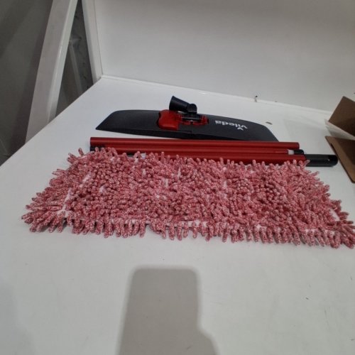 VILEDA PET PRO MICROFIBER HAIR & DUST FLAT MOP - RED (MODEL: 182339) image 2