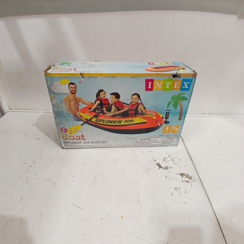 INTEX EXPLORER 300 BOAT SET image 4