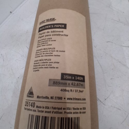 EASY MASK BUILDER'S PAPER - 35" X 140FT - BROWN (MODEL: 35140) image 3