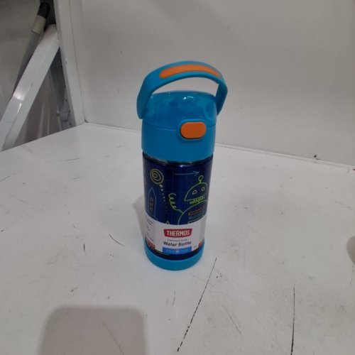 THERMOS FUNTAINER WATER BOTTLE - 12 OZ - BLUE image 3
