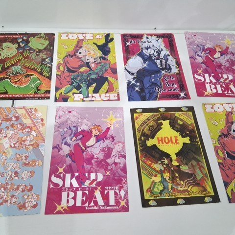 8PK ASSORTED COMIC ART PRINT POP CULTURE POSTERS - 12" X 8" - ASSORTED COLORS image 2