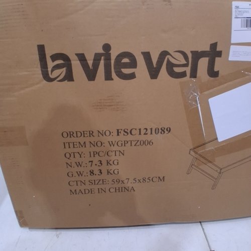 LA VIE VERT ADJUSTABLE EASEL 1000-PIECE JIG SAW PUZZLE TABLE WITH 4 TRAYS AND PLASTIC COVER - 29.9" X 20.1" X 12.6" - NATURAL/WOOD (MODEL: WGPTZ006) image 3