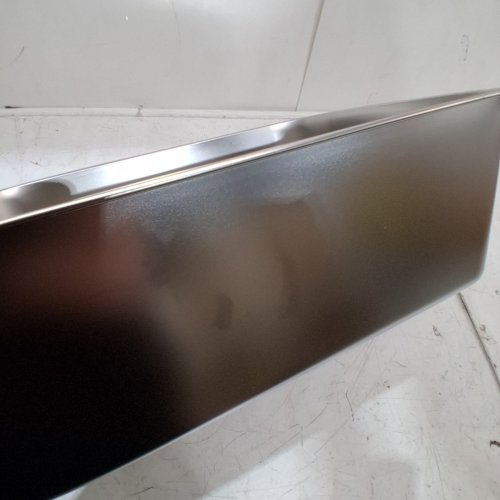 PETINSTINCT STAINLESS STEEL CAT LITTER BOX - 17.5 X 13.5" X 6" - MEDIUM KITTY TRAY image 3