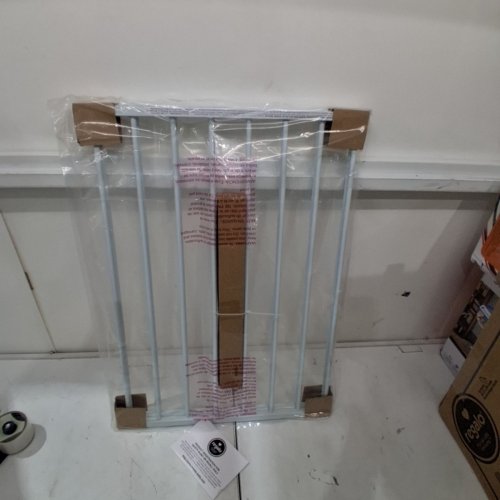 REGALO EXTRA WIDE 2-IN-1 TOP OF STAIRWAY AND HALLWAY SAFETY GATE WITH MOUNTING KIT - WHITE (MODEL: 1250 DS) image 2