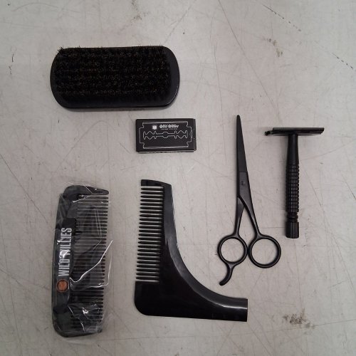 6PC WILD WILLIES THE EXPERT GROOMING KIT - BLACK image 2