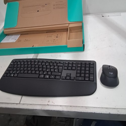 2PC LOGITECH SIGNATURE COMFORT PLUS ERGONOMIC WIRELESS KEYBOARD AND MOUSE COMBO - GRAPHITE (MK880 / M850 L) image 5