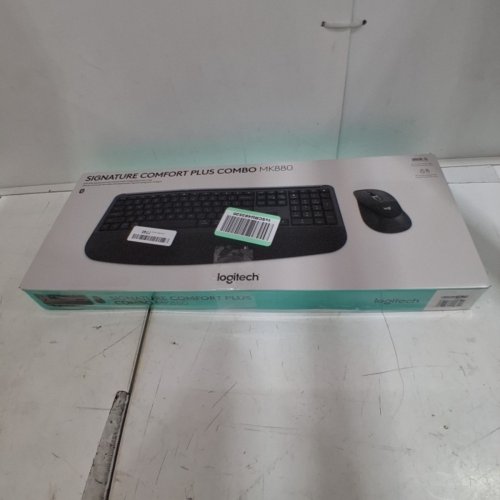 2PC LOGITECH SIGNATURE COMFORT PLUS ERGONOMIC WIRELESS KEYBOARD AND MOUSE COMBO - GRAPHITE (MK880 / M850 L) image 8