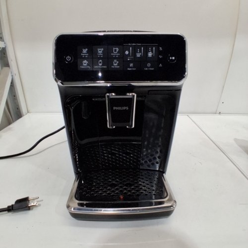 PHILIPS 3200 SERIES LATTEGO FULLY AUTOMATIC ESPRESSO MACHINE WITH BUILT-IN GRINDER & MILK FROTHER - BLACK (MODEL: EP3241/54) image 3