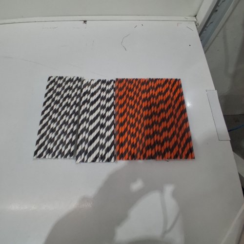 4(25PK) ASSORTED WAY TO CELEBRATE! PAPER STRAWS - 7.75" L - BLACK / WHITE AND ORANGE / BLACK image 3