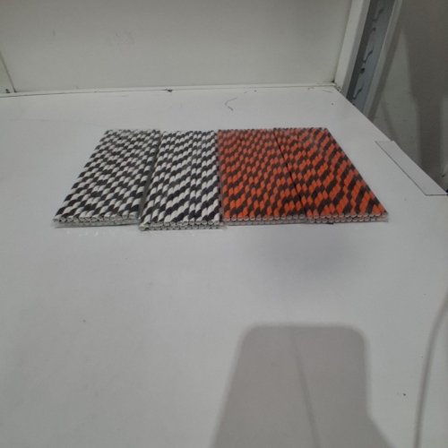 4(25PK) ASSORTED WAY TO CELEBRATE! PAPER STRAWS - 7.75" L - BLACK / WHITE AND ORANGE / BLACK image 4